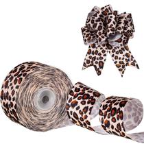 Fita decorativa Chuangdi Leopard Print 3,5 cm x 18 m Fita decorativa Chuangdi Leopard Print 3,5 cm x 18 m