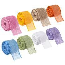 Fita decorativa com fio de serapilheira Mlurcu 8 rolos 3,8 cm x 365 cm