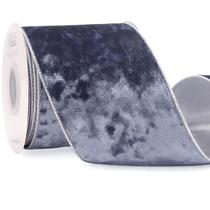 Fita decorativa de 10 jardas e 10 cm com fio de veludo