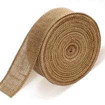 Fita decorativa de serapilheira Chuangdi 5cm x 18m Natural Fita decorativa de serapilheira Chuangdi 5cm x 18m Natural