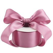 Fita decorativa DINDOSAL 2" Dusty Rose Satin 23m