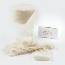Fita decorativa DINDOSAL Ivory Velvet 3 jardas 3,8 cm