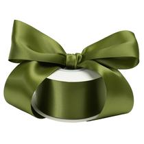 Fita decorativa DINDOSAL Moss Green Satin 5cm 23m Roll