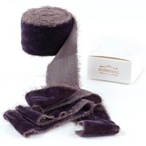 Fita decorativa DINDOSAL Plum Velvet 3 jardas e 3,8 cm