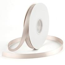 Fita decorativa DINDOSAL Taupe Satin 1,3 cm x 46 m