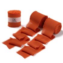 Fita decorativa DORIS HOME Burnt Orange, 5 cm x 19 m, pacote com 3 Fita decorativa DORIS HOME Burnt Orange, 5 cm x 19 m, pacote com 3