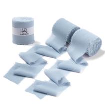 Fita decorativa DORIS HOME Dusty Blue 5cm x 19m 3 rolos Fita decorativa DORIS HOME Dusty Blue 5cm x 19m 3 rolos