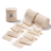 Fita decorativa DORIS HOME Sand Chiffon 5 cm x 6,4 m, 3 rolos