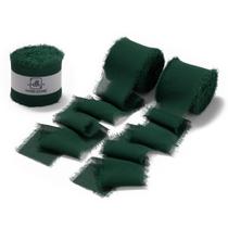 Fita decorativa DORIS HOME verde escuro 3 rolos 3,8 cm x 6,4 m Fita decorativa DORIS HOME verde escuro 3 rolos 3,8 cm x 6,4 m