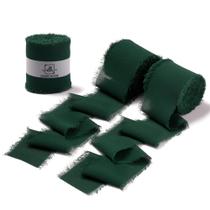 Fita decorativa Doris Home verde escuro, 5 cm x 19 m, pacote com 3