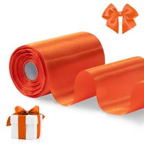 Fita decorativa FAKILO Laranja Satin 10cm x 20m