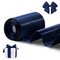 Fita decorativa FAKILO Satin 10cm x 20m Azul Marinho