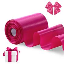 Fita decorativa FAKILO Satin 10cm x 20m em ouro rosa
