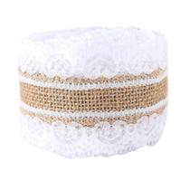 Fita Decorativa Juta com Renda 3cmx2m -01 unidade - ArtLille Fita Decorativa Juta com Renda 3cmx2m -01 unidade - ArtLille