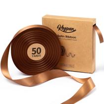 Fita decorativa Keypan Satin 2,2 cm x 45,7 m marrom