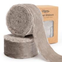 Fita decorativa Keypan Velvet Strayed 3yx3.8cm Cappuccino