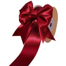Fita decorativa LaRibbons Burgundy Satin 3,8cm x 46m Fita decorativa LaRibbons Burgundy Satin 3,8cm x 46m