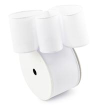 Fita decorativa MAYREEL com fio branca 6,35 cm x 9,14 m