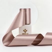 Fita decorativa MEEDEE de cetim dupla face 7,5 cm x 9 m