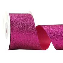 Fita decorativa MEEDEE Hot Pink Glitter 3,8 cm x 9,1 m Fita decorativa MEEDEE Hot Pink Glitter 3,8 cm x 9,1 m