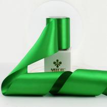 Fita decorativa MEEDEE Verde Esmeralda Satin 7,5cm x 9m Fita decorativa MEEDEE Verde Esmeralda Satin 7,5cm x 9m