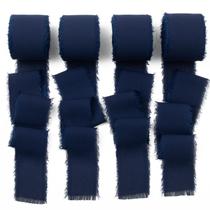 Fita decorativa Mlurcu Azul Marinho Chiffon 3,8 cm x 36,5 m Fita decorativa Mlurcu Azul Marinho Chiffon 3,8 cm x 36,5 m