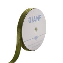 Fita decorativa QIANF Velvet Moss Green 2,5 cm x 23 m Fita decorativa QIANF Velvet Moss Green 2,5 cm x 23 m