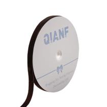 Fita decorativa QIANF Vintage Brown Velvet 1,6 cm x 23 m