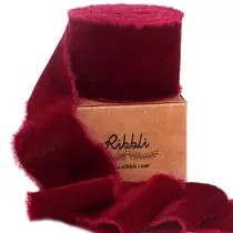 Fita decorativa Ribbli Burgundy Velvet 5cm x 2,7m