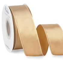 Fita decorativa Ribbli Satin Wire 3,8 cm x 18 cm Champagne