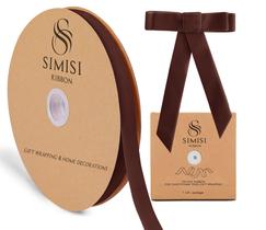 Fita decorativa SIMISI RIBBON Brown Velvet 1,6 cm x 23 m Fita decorativa SIMISI RIBBON Brown Velvet 1,6 cm x 23 m
