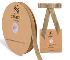 Fita decorativa SIMISI RIBBON Khaki Velvet 1,6 cm x 23 m Fita decorativa SIMISI RIBBON Khaki Velvet 1,6 cm x 23 m