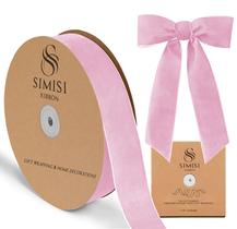 Fita decorativa SIMISI RIBBON Pink Velvet 3,8cm x 23m Fita decorativa SIMISI RIBBON Pink Velvet 3,8cm x 23m