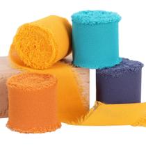 Fita Decorativa TONIFUL 1,5" x 5 m 4 Rolos Chiffon