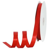 Fita Decorativa TONIFUL Cetim Vermelha 1,5cm x 91m