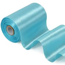 Fita Decorativa TONIFUL de Cetim Azul Claro 10 cm de Largura - 20 m Fita Decorativa TONIFUL de Cetim Azul Claro 10 cm de Largura - 20 m