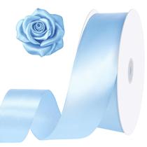 Fita decorativa Woric Satin 3,8 cm x 110 cm azul bebê Fita decorativa Woric Satin 3,8 cm x 110 cm azul bebê