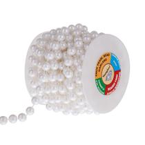 Fita decorativa YoungJewl 10mm White Pearl Garland 8m Fita decorativa YoungJewl 10mm White Pearl Garland 8m