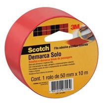 Fita Demarca Solo 50 mm X 10 m Scotch Vermelha - 3M