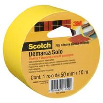 Fita Demarca Solo Amarela 50mm X 10m - H0002204149 - 3m Fita Demarca Solo Amarela 50mmx10m 3m H0002204149