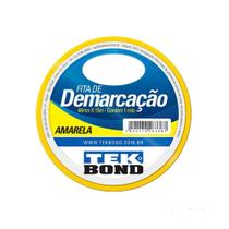 Fita demarcação 48mmx15m amarela Tekbond