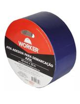 Fita Demarcação Adesiva 48mmX30m Azul WORKER Fita Demarcação Adesiva 48mmX30m Azul WORKER