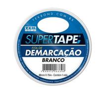 Fita Demarcação de Solo 48mm x 15 Metros Branca - Sinalização de Passarelas e Corredores