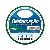 Fita Demarcação de Solo 48mm x 15 Metros cor VERDE TEKBOND