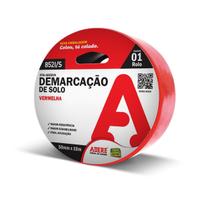 Fita demarcação de solo 50mmx15m Vermelho Adere