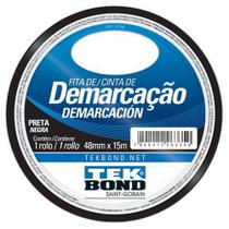 Fita Demarcação Preta 48MMX15MT - TekBound - TekBond