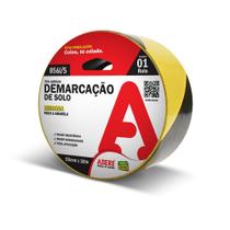 Fita Demarcação Solo Adere 50mmx30m Preto/Amarelo