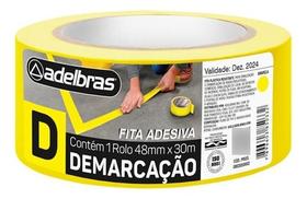 Fita Demarcação Solo Área P/ Piso Porta Vidro 48mmx30m Cores