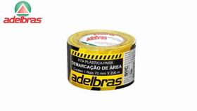 Fita Demarcação Zebrada Adelbras 70mm X 200m