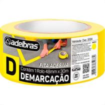 Fita Demarcao Solo Adel.48Mmx14Mt-Ama Fita Demarcao Solo Adel.48Mmx14Mt-Ama